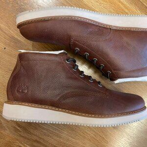 TIMBERLAND MENS REDWOOD EDGE MID LACE CHUKKA BOOT DARK BROWNFULL GRAIN A6CW2-W01